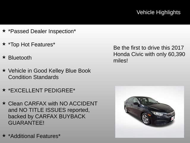 Used 2017 Honda Civic LX image 6