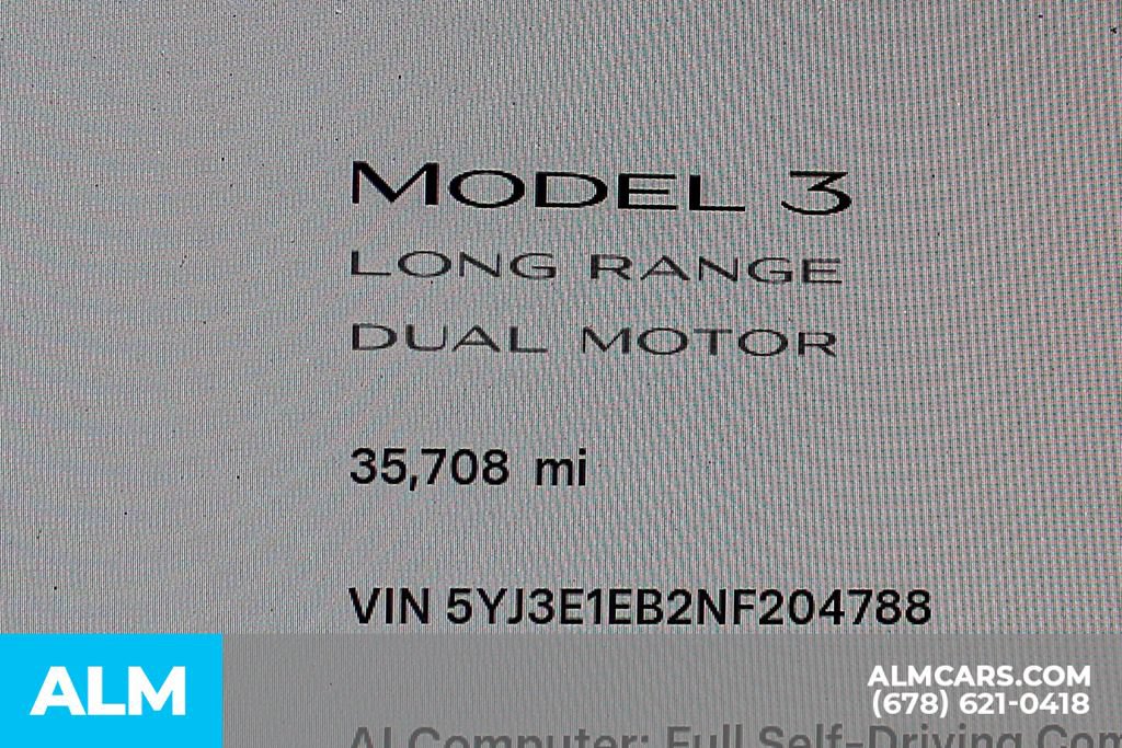 Used 2022 Tesla Model 3 Long Range AWD/4WD image 34