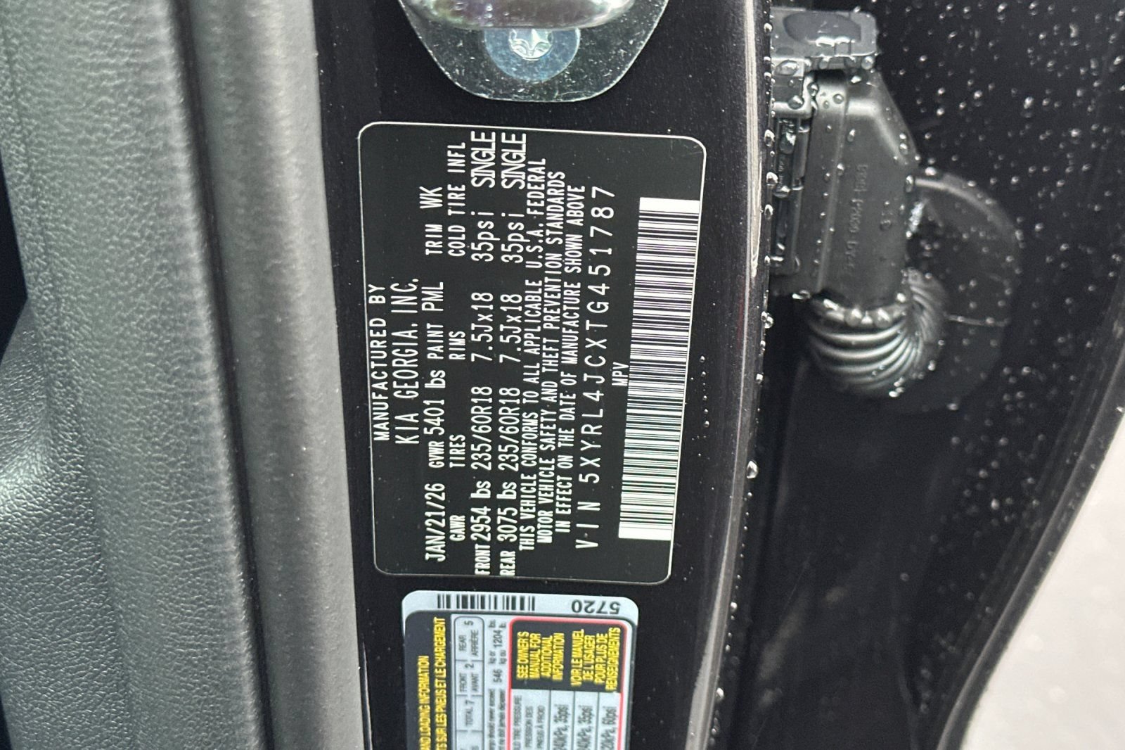 New 2026 Kia Sorento S FWD image 28