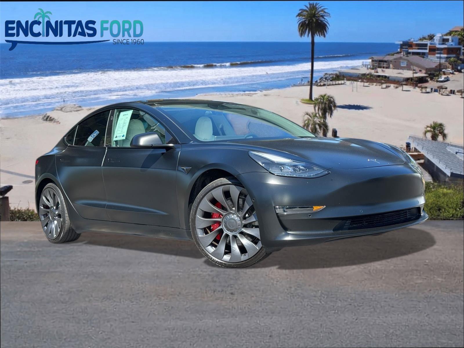 Used 2021 Tesla Model 3 Performance AWD/4WD image 1