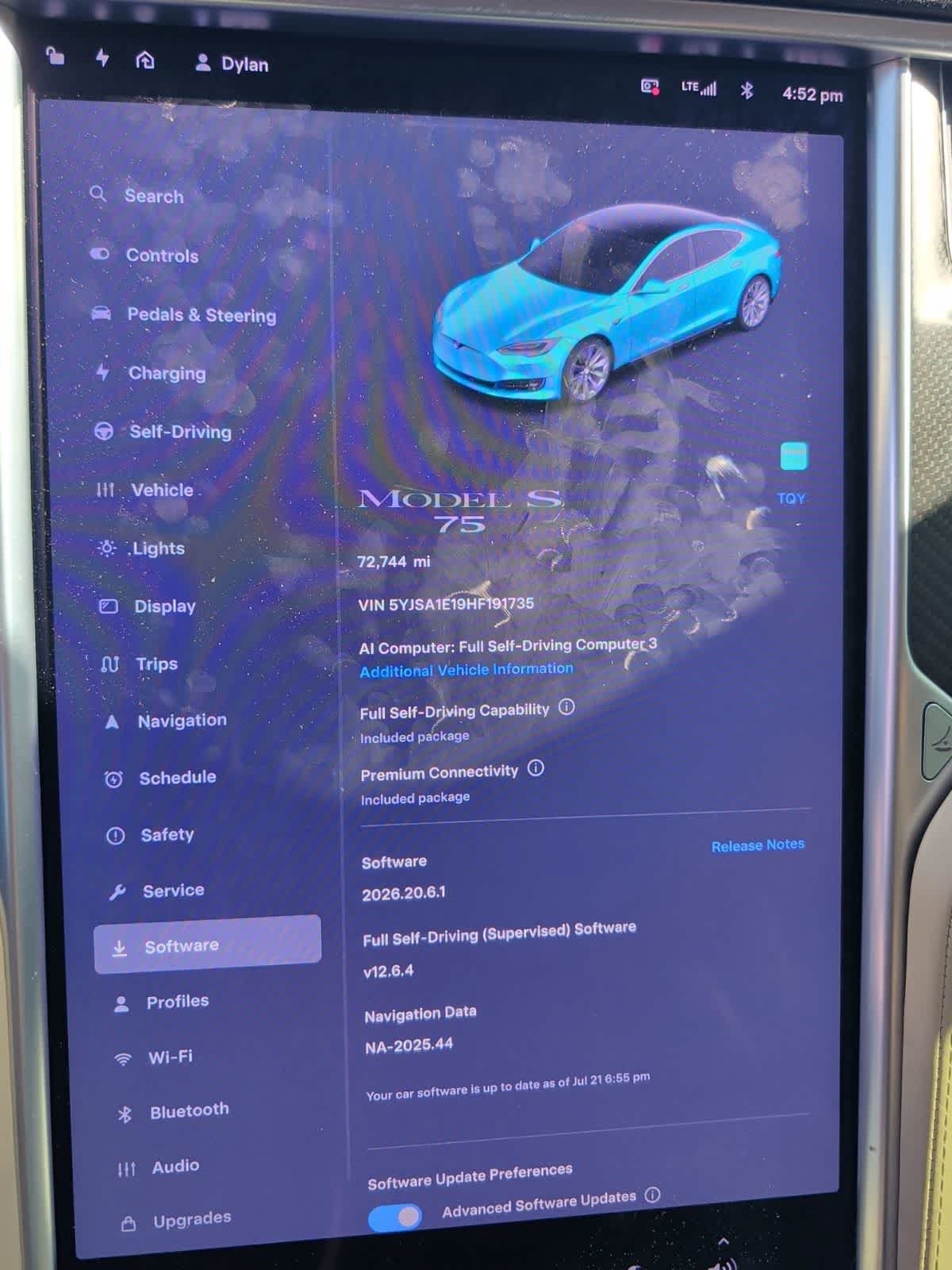 Used 2017 Tesla Model S 75 RWD image 14