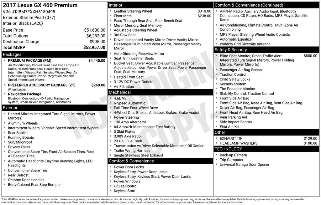 Used 2017 Lexus GX 460 Premium w/ Premium Package image 20
