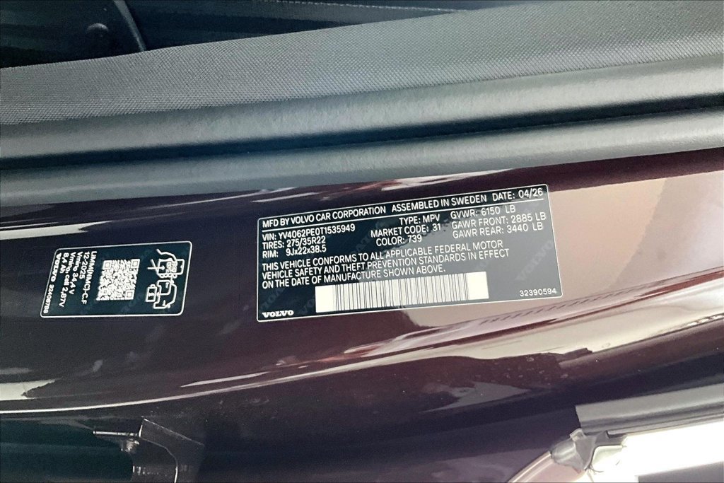 New 2026 Volvo XC90 B6 Plus AWD/4WD image 24
