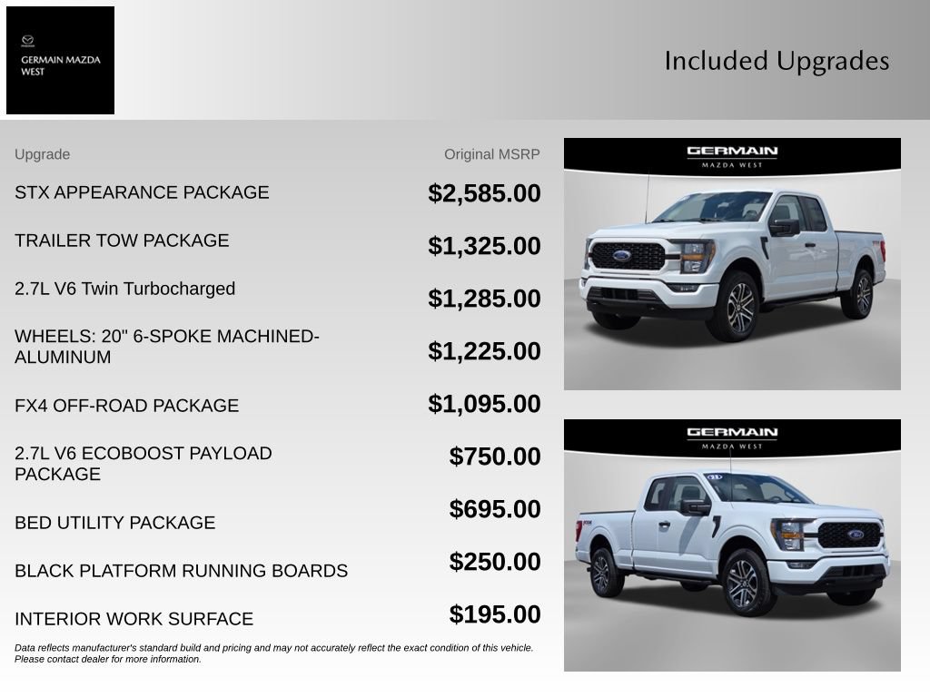 Used 2023 Ford F150 XL w/ STX Appearance Package AWD/4WD image 10