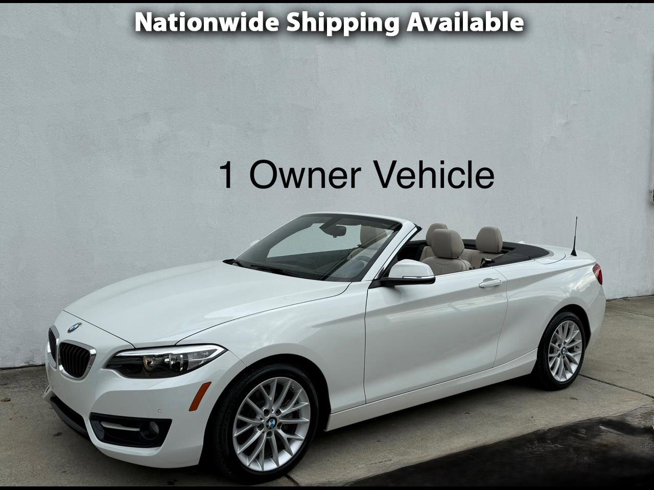 Used 2016 BMW 228i Convertible w/ Premium Package image 1