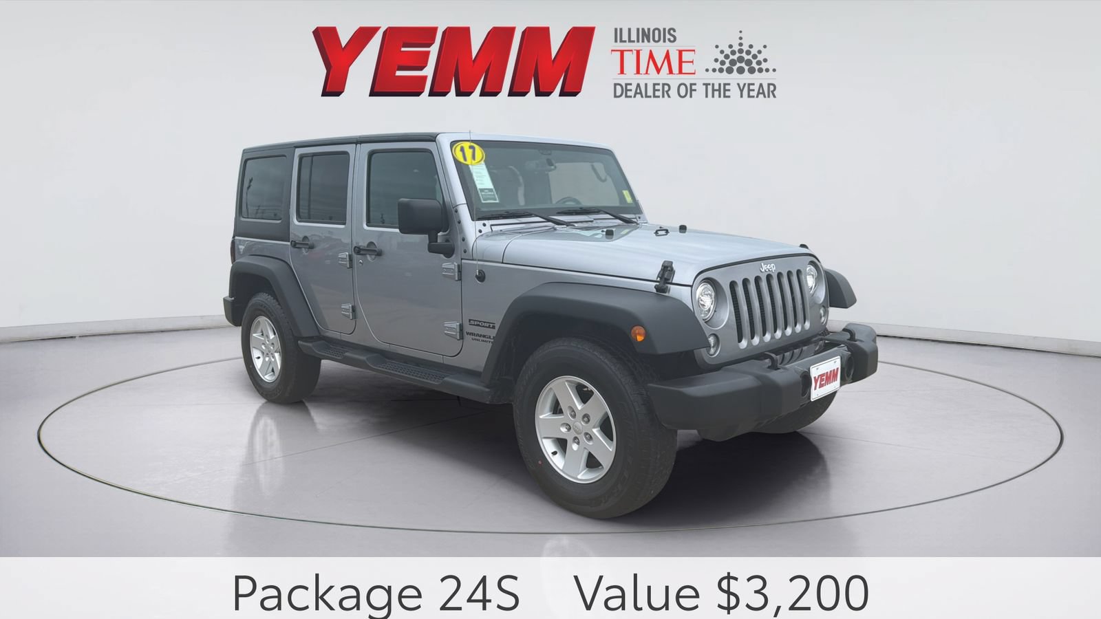 Used 2017 Jeep Wrangler Unlimited Sport w/ Quick Order Package 24S AWD/4WD image 1