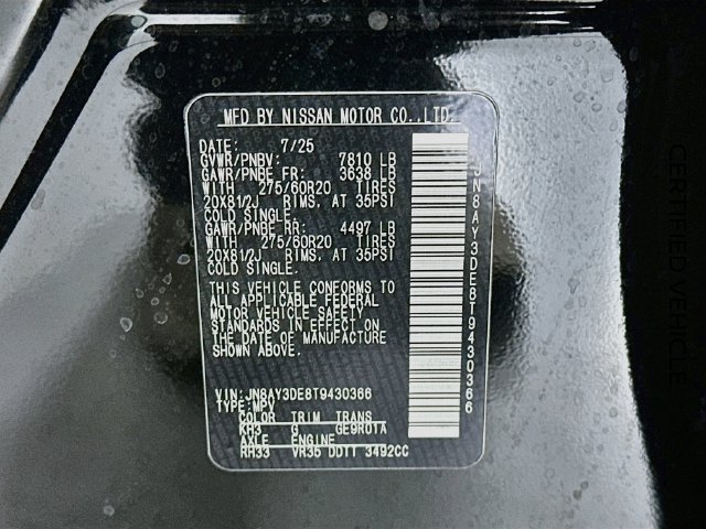 Certified 2026 Nissan Armada PRO-4X AWD/4WD image 31