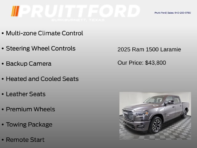 Used 2025 RAM 1500 Laramie w/ Laramie Southwest Edition AWD/4WD image 25