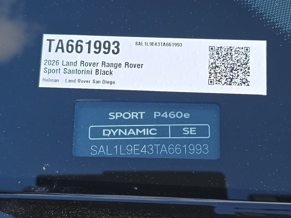 New 2026 Land Rover Range Rover Sport Dynamic SE AWD/4WD image 37