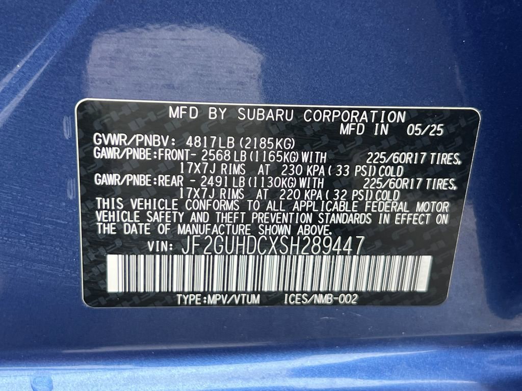 Certified 2025 Subaru Crosstrek 2.0i Premium image 32