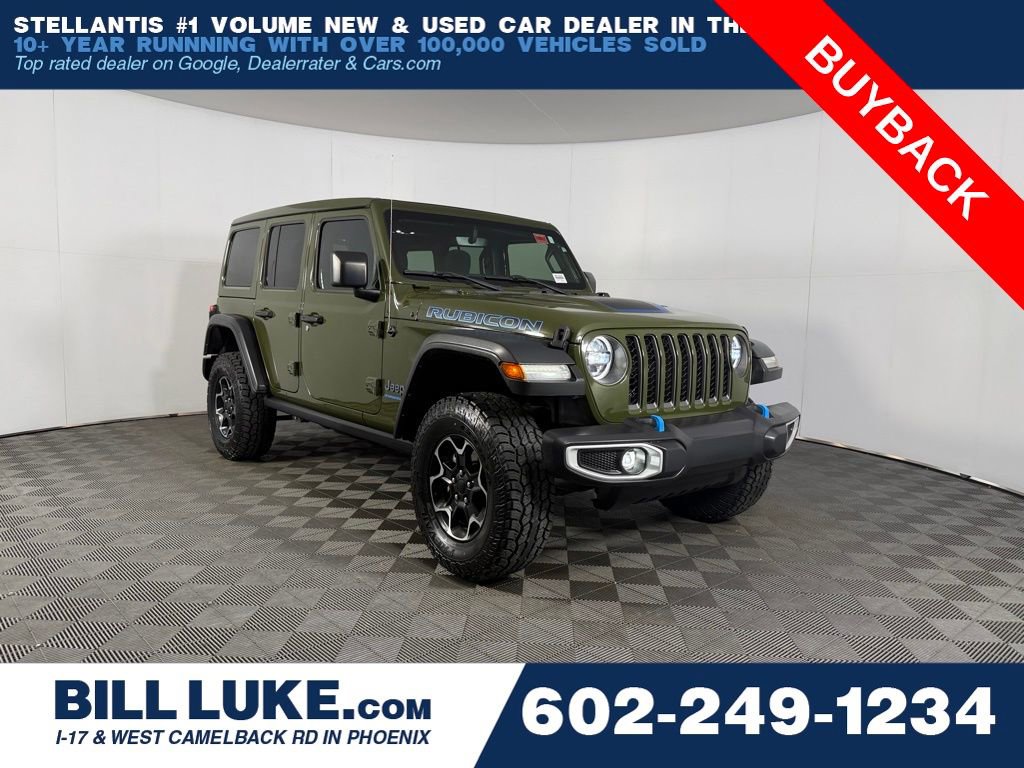Used 2023 Jeep Wrangler Unlimited Rubicon 4xe image 1