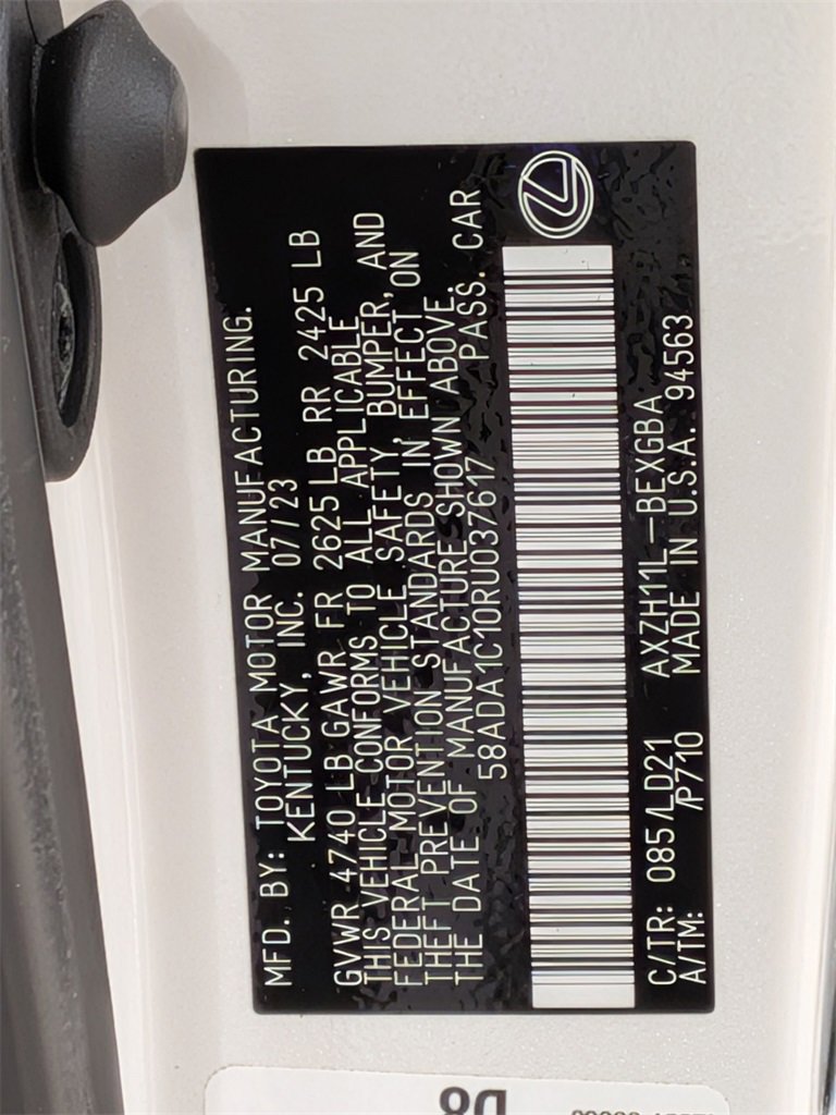 Certified 2024 Lexus ES 300h w/ Premium Package image 40