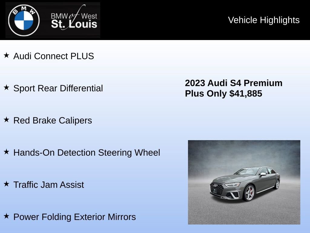 Used 2023 Audi S4 Premium Plus w/ Premium Plus Package image 16