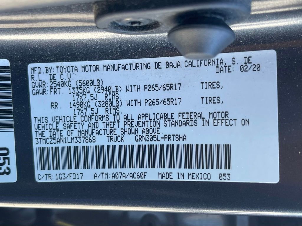Used 2020 Toyota Tacoma TRD Sport AWD/4WD image 13