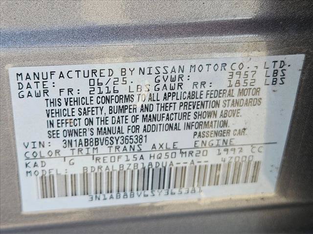 Certified 2025 Nissan Sentra S FWD image 25