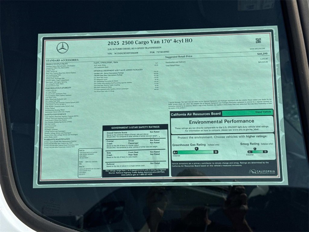 New 2025 Mercedes-Benz Sprinter 2500 image 8