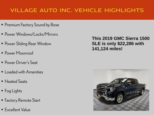 Used 2019 GMC Sierra 1500 SLE w/ X31 Off-Road Package AWD/4WD image 14