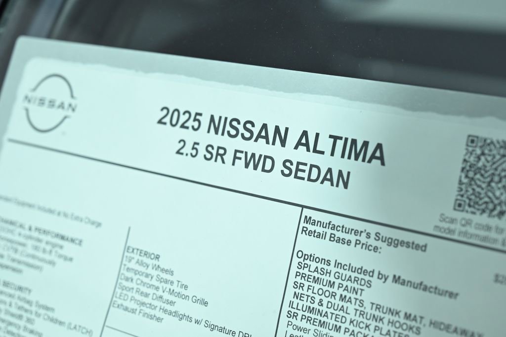 New 2025 Nissan Altima 2.5 SR w/ SR Premium Package image 28