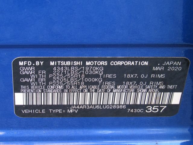 Used 2020 Mitsubishi Outlander Sport SE AWD/4WD image 21