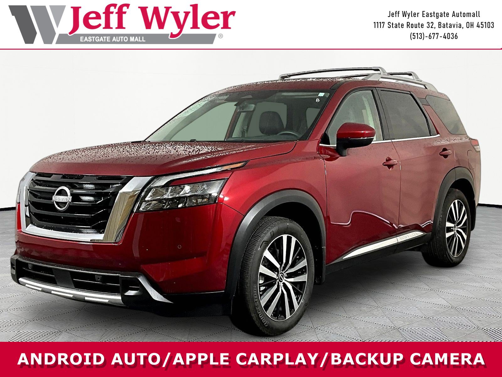 Certified 2025 Nissan Pathfinder Platinum w/ Cargo Package FWD image 1