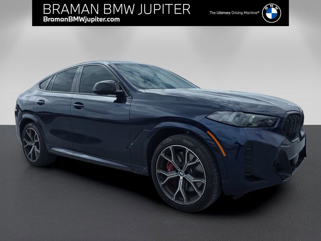 Certified 2025 BMW X6 M60i w/ Parking Assistance Package AWD/4WD image 1