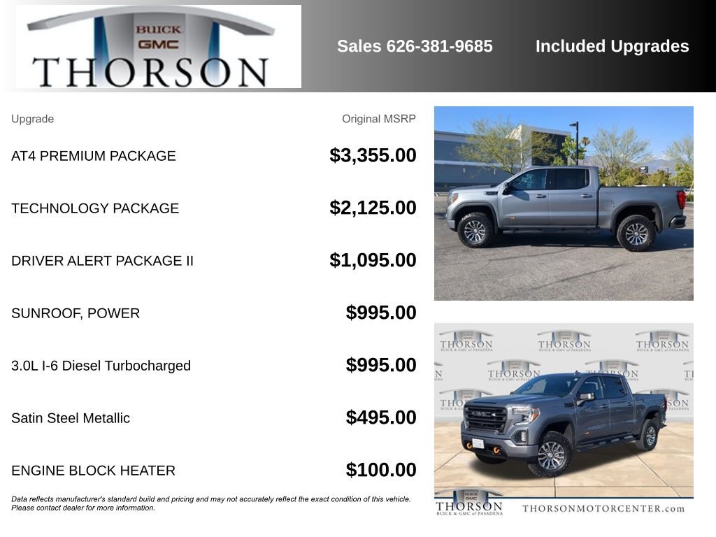 Used 2020 GMC Sierra 1500 AT4 w/ AT4 Premium Package AWD/4WD image 6