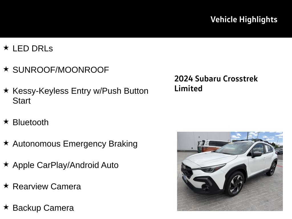 Used 2024 Subaru Crosstrek 2.5i Limited AWD/4WD image 26