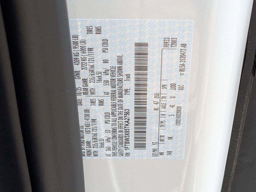 New 2026 Ford Transit 350 148 High Roof Extended w/ Load Area Protection Package image 29