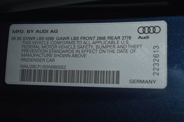 Used 2025 Audi A5 2.0T Premium Plus w/ Premium Plus AWD/4WD image 33