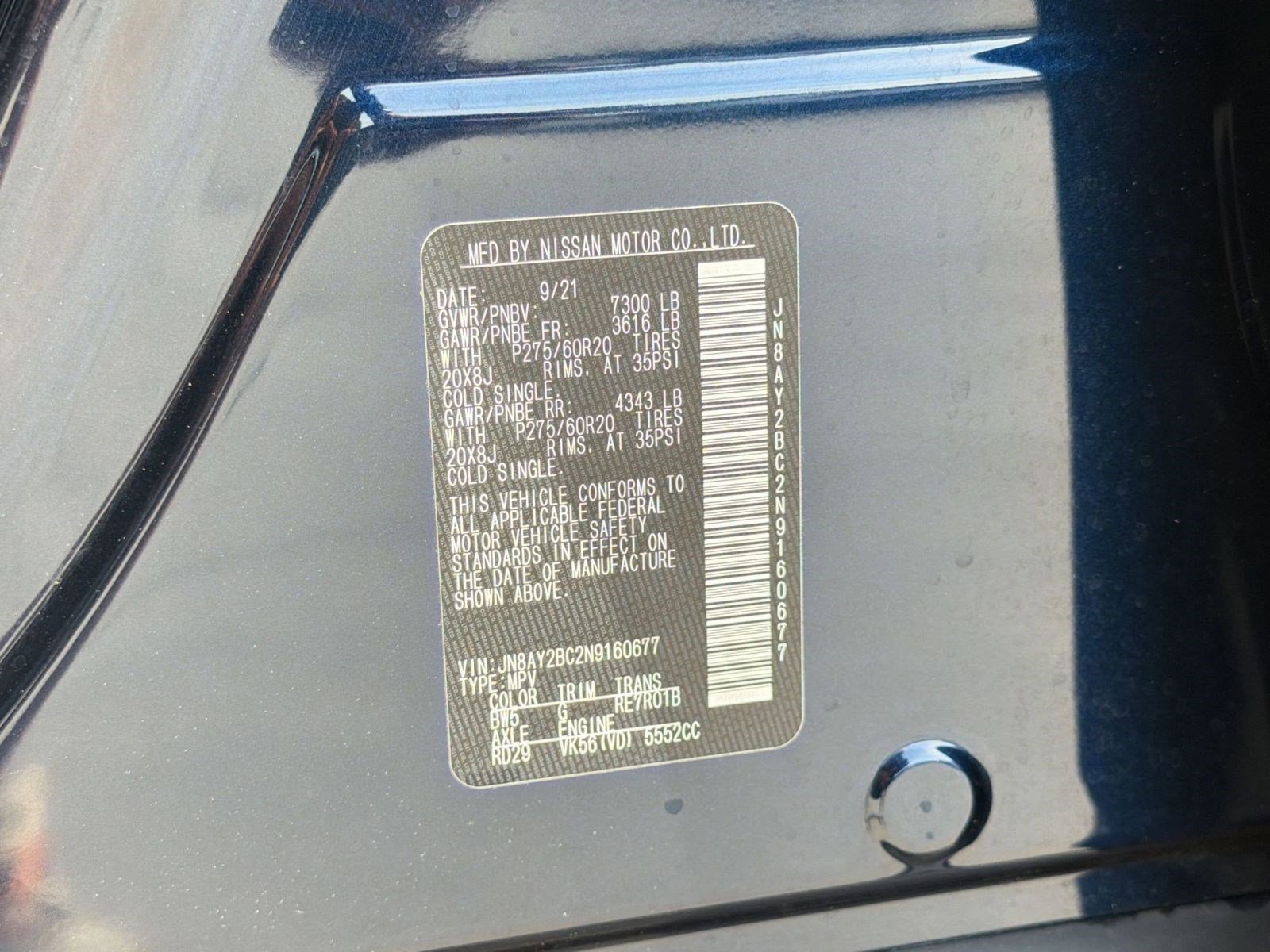 Used 2022 Nissan Armada SL image 20