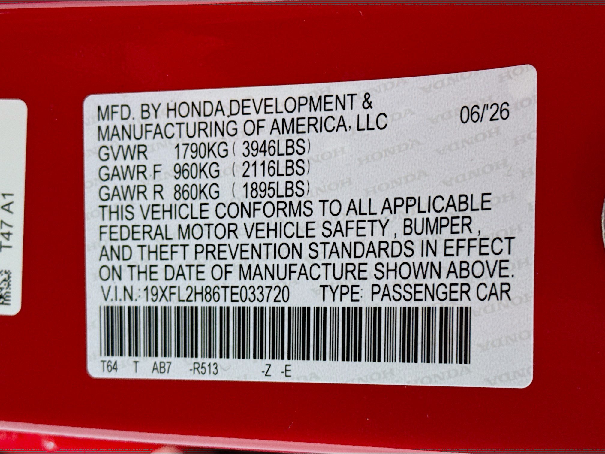 New 2026 Honda Civic Sport image 29