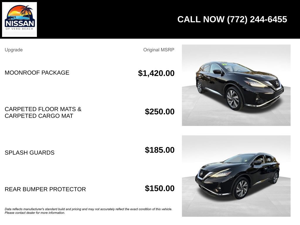 Used 2020 Nissan Murano SL w/ Moonroof Package image 6