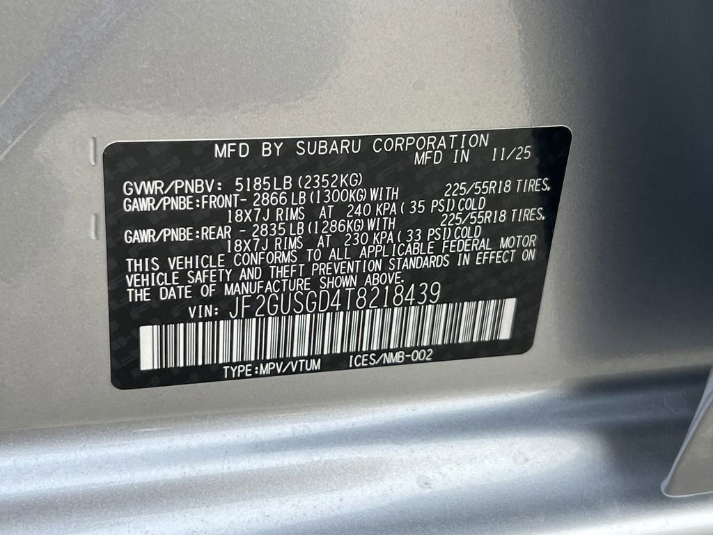 New 2026 Subaru Crosstrek 2.5i Sport image 31