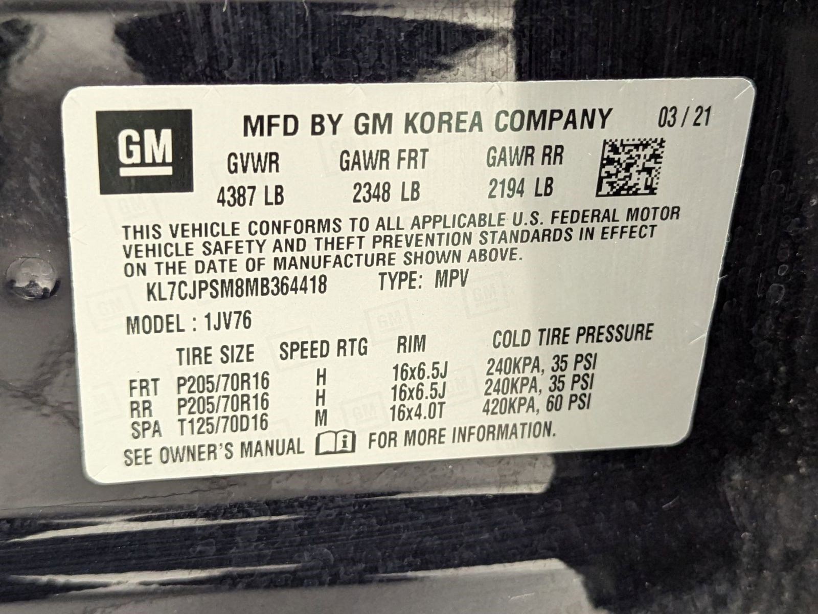 Used 2021 Chevrolet Trax LT w/ LT Convenience Package image 19