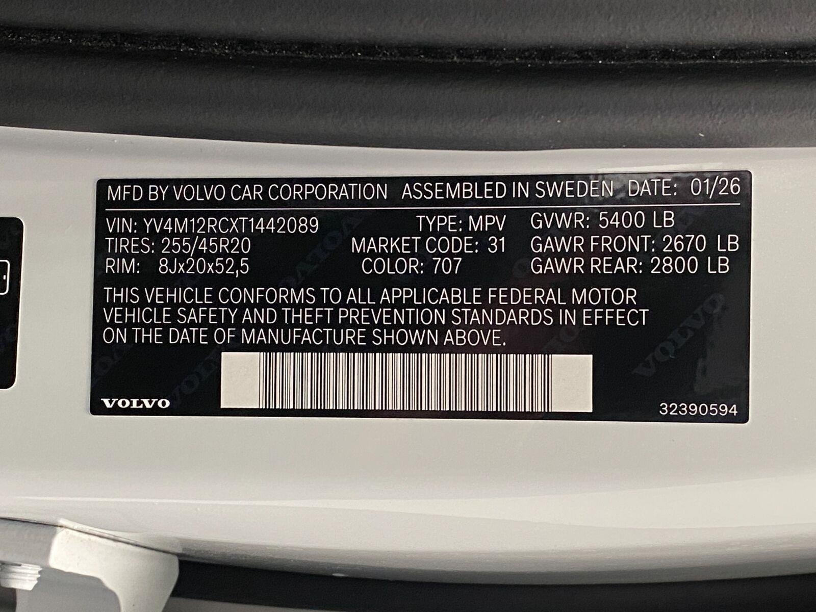 Used 2026 Volvo XC60 B5 Plus w/ Climate Package AWD/4WD image 37