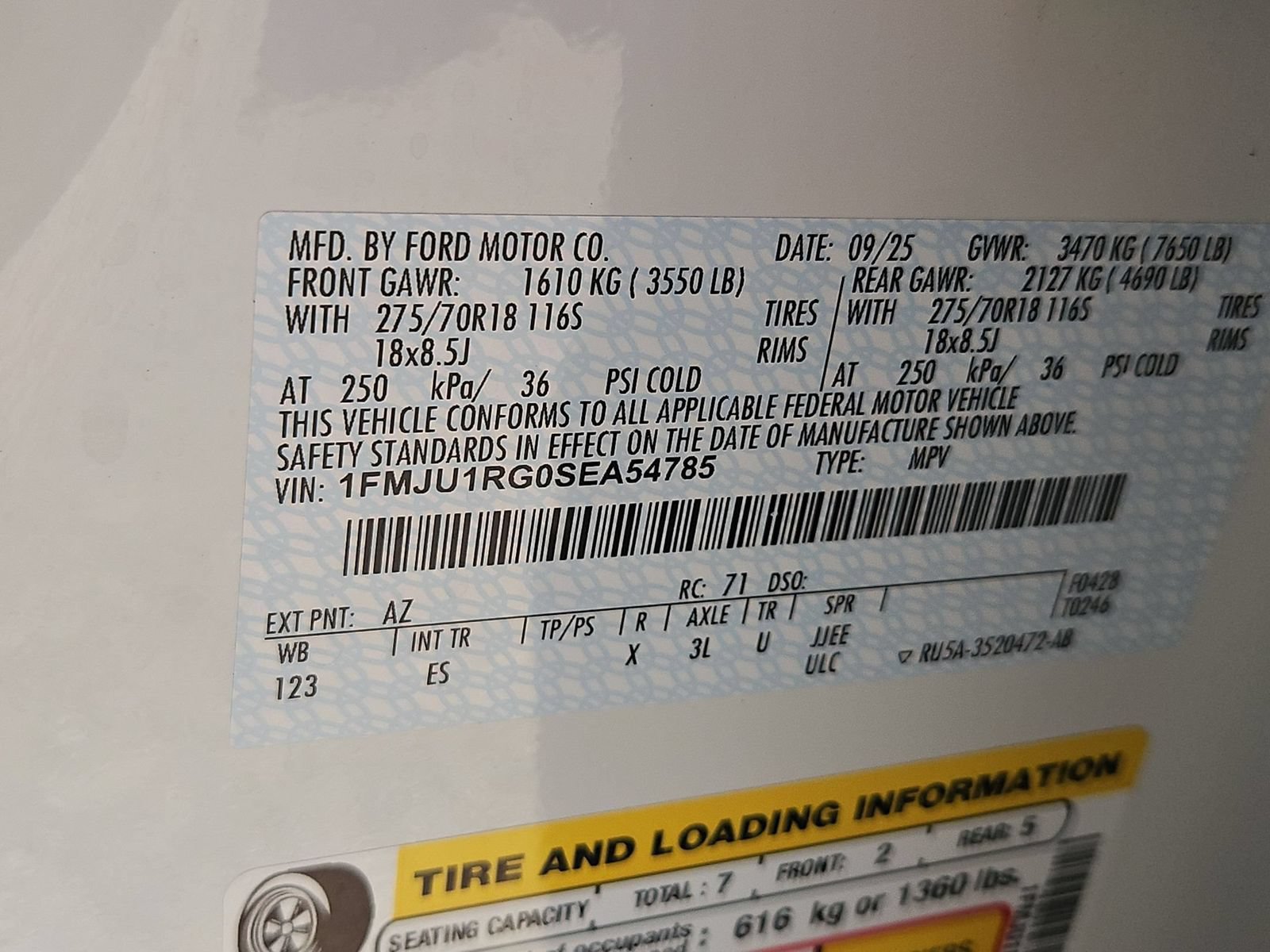 Used 2025 Ford Expedition Tremor AWD/4WD image 30