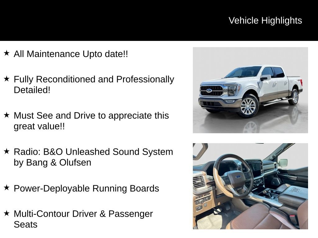 Used 2023 Ford F150 King Ranch w/ Equipment Group 601A High AWD/4WD image 21