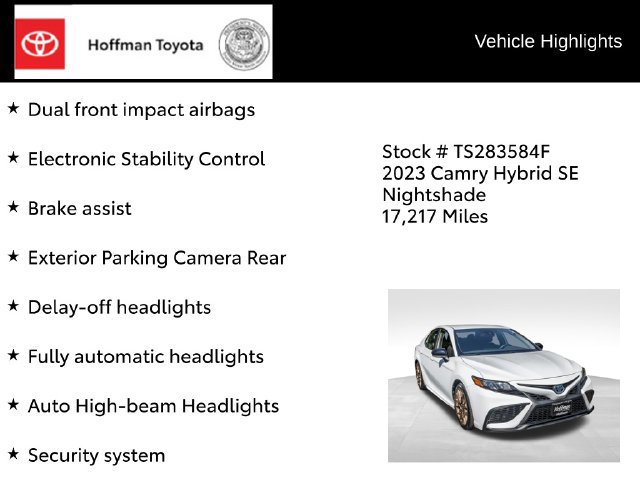 Used 2023 Toyota Camry SE FWD image 36