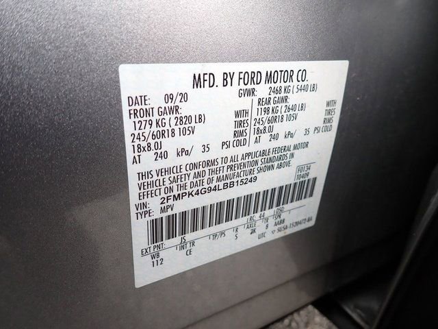 Used 2020 Ford Edge SE AWD/4WD image 14