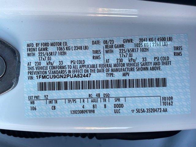 Used 2023 Ford Escape Active w/ Tech Pack #2 AWD/4WD image 44