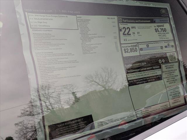 New 2026 Land Rover Range Rover Evoque Dynamic SE image 19