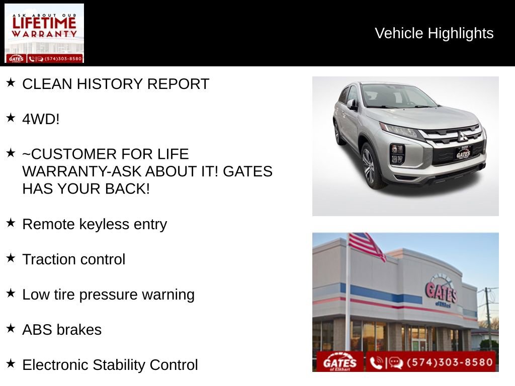 Used 2025 Mitsubishi Outlander Sport SE image 7