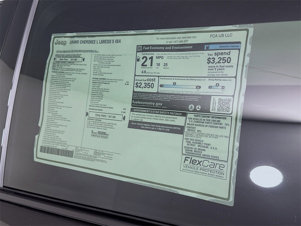 New 2026 Jeep Grand Cherokee L Laredo image 21