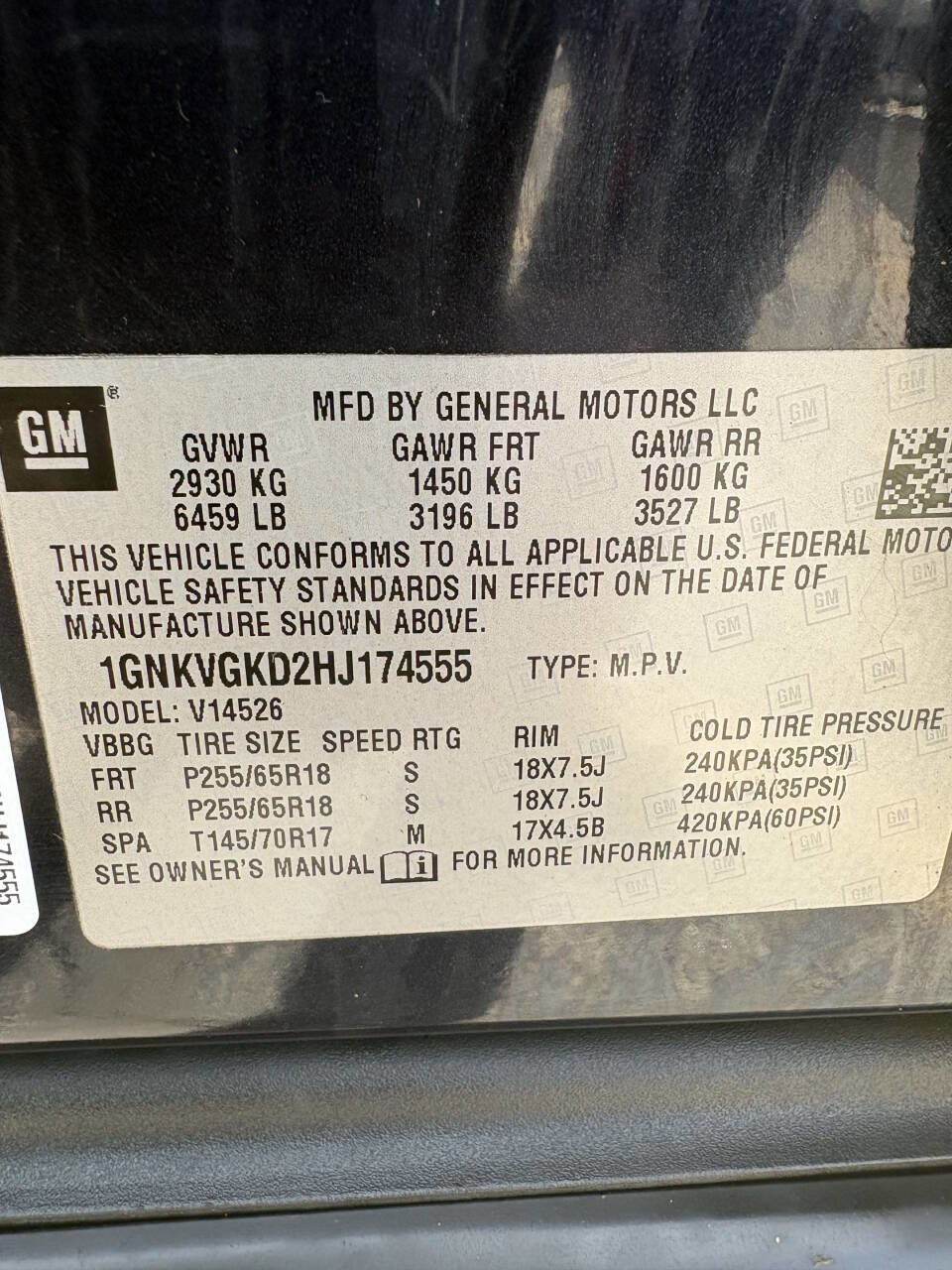 Used 2017 Chevrolet Traverse LT image 10