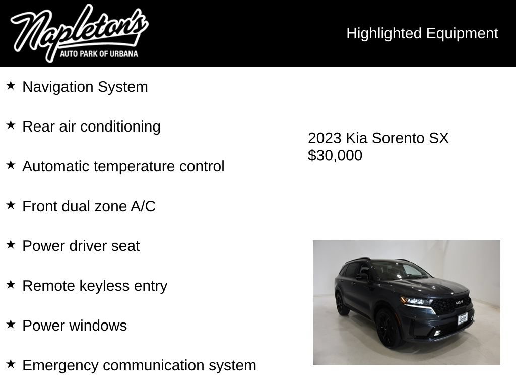 Used 2023 Kia Sorento SX AWD/4WD image 16