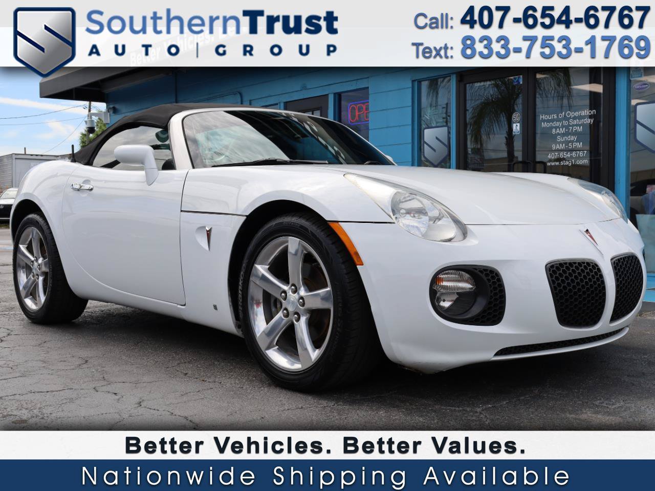 Used 2007 Pontiac Solstice GXP w/ Premium Package RWD image 1