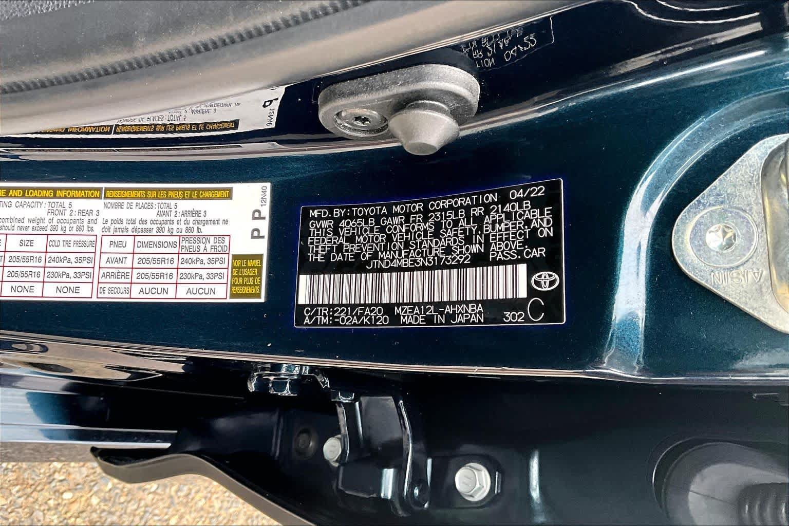 Certified 2022 Toyota Corolla SE w/ SE Preferred Package FWD image 36