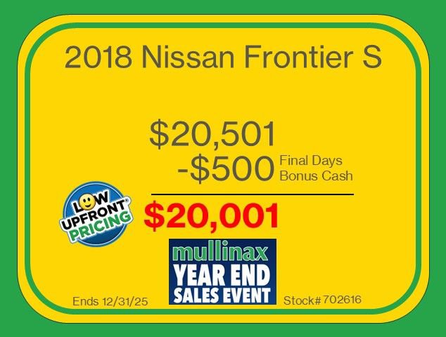 Used 2018 Nissan Frontier S image 3