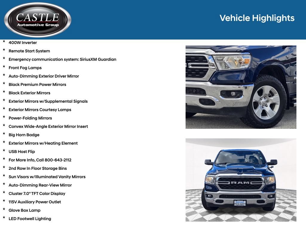 Used 2023 RAM 1500 Big Horn AWD/4WD image 16
