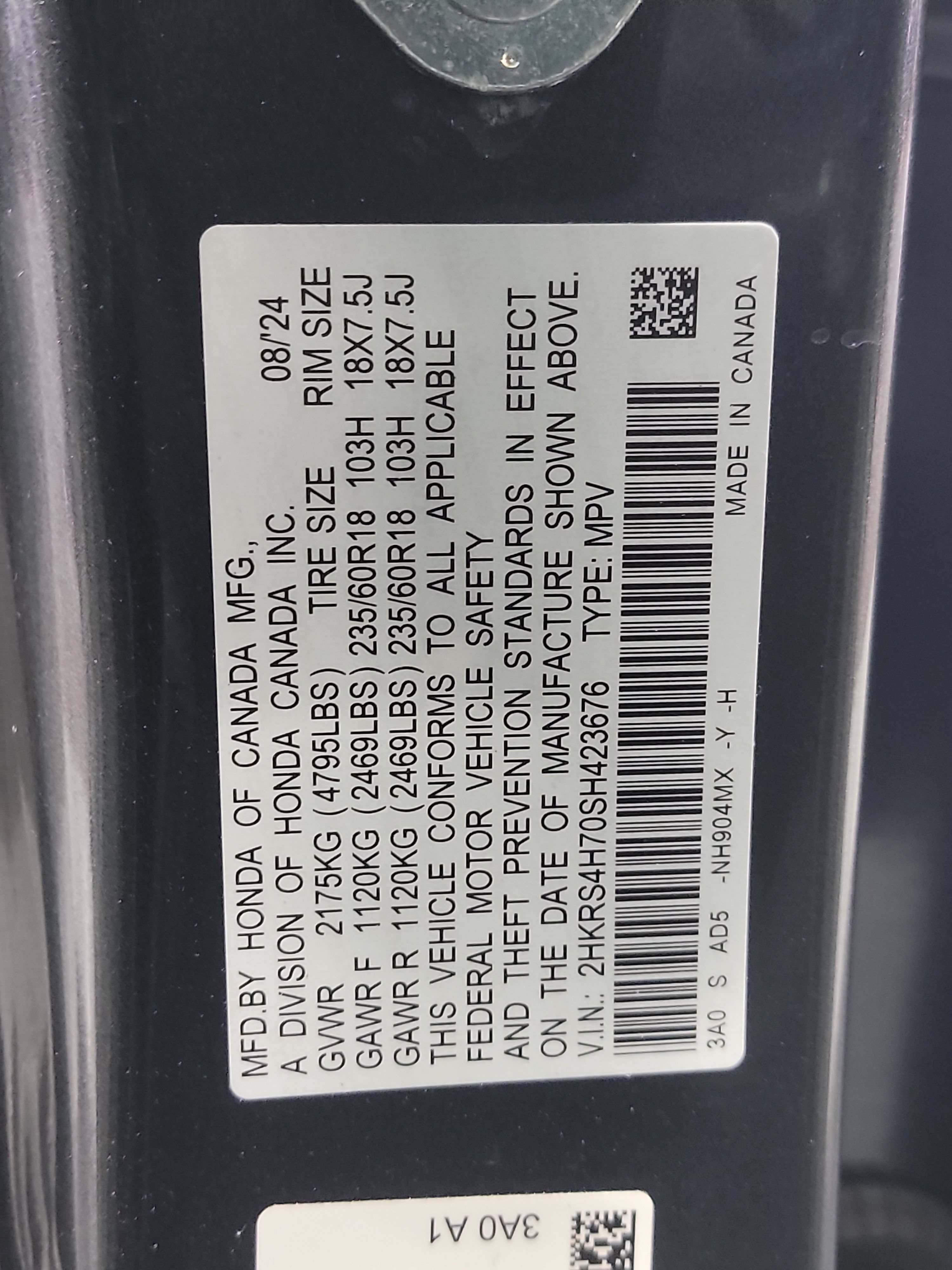Certified 2025 Honda CR-V EX-L image 33